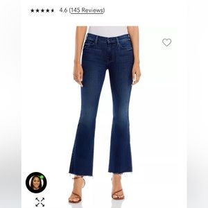 Mother the Weekender Fray jeans in One Fell Swoop wash